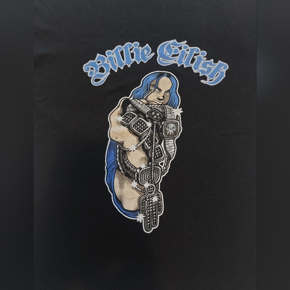 (SOLD) BILLIE EILISH Official 'Bling' T-Shirt. Unisex. Size Medium. 🎼 - Picture 2 of 4